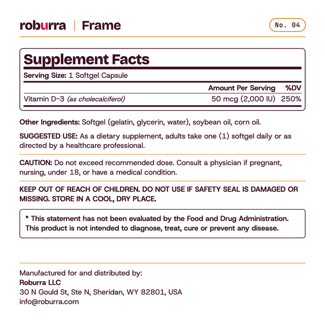 Frame — Supplement Facts (Blush)