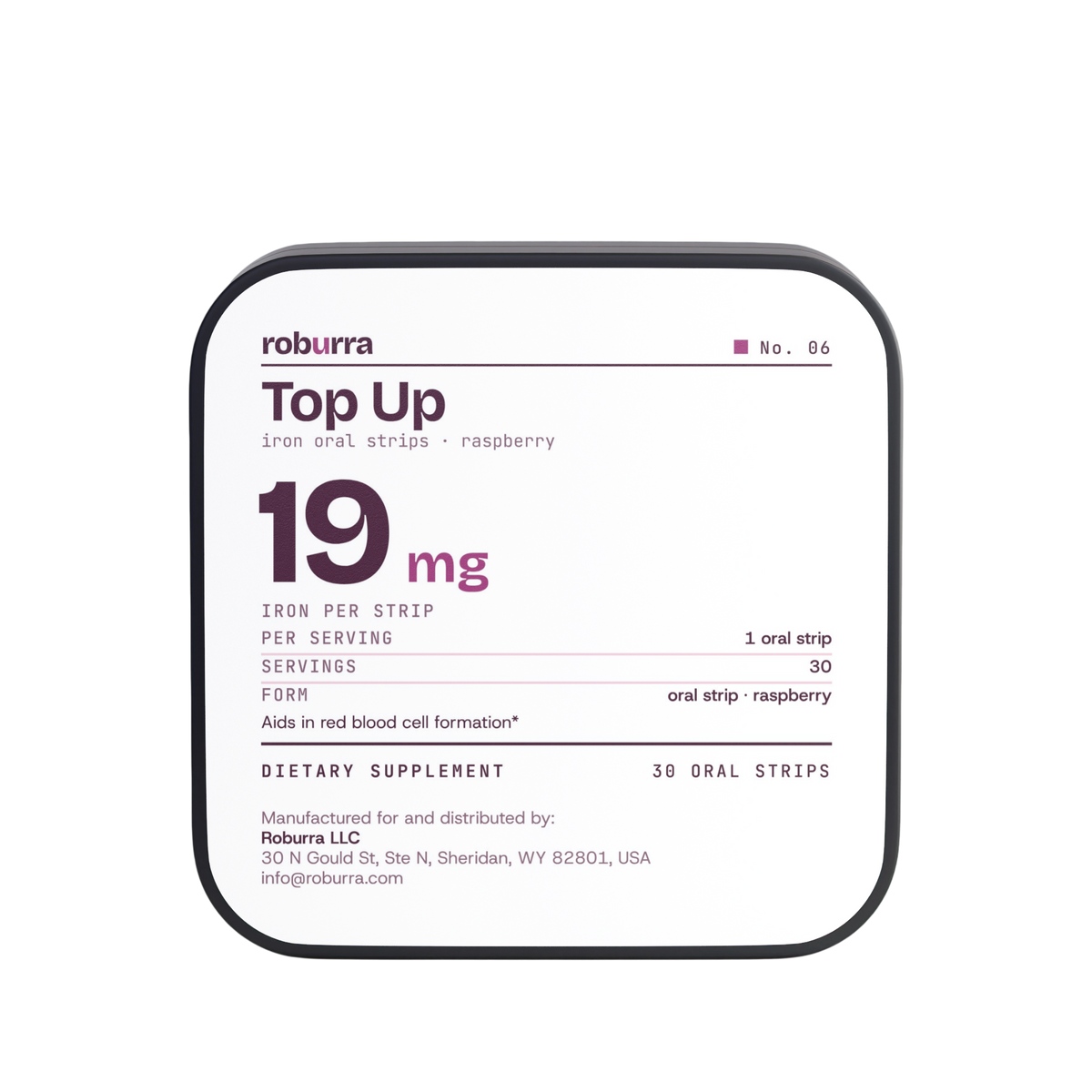 Top Up — iron oral strips (Blush)