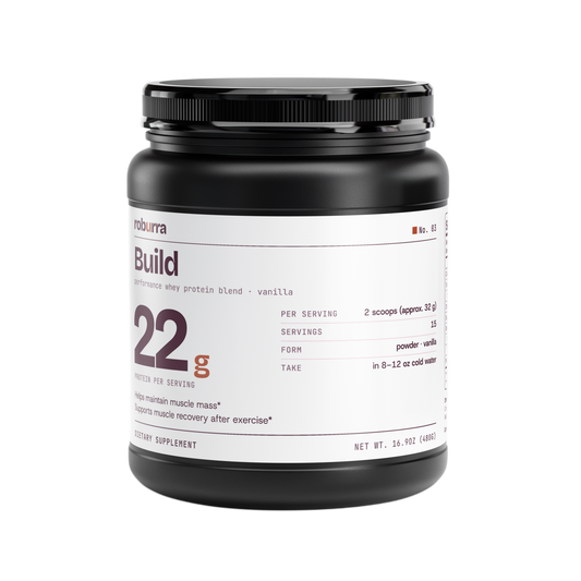 Build — whey protein, vanilla (Blush)
