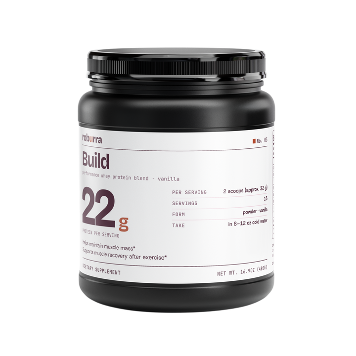 Build — whey protein, vanilla (Blush)